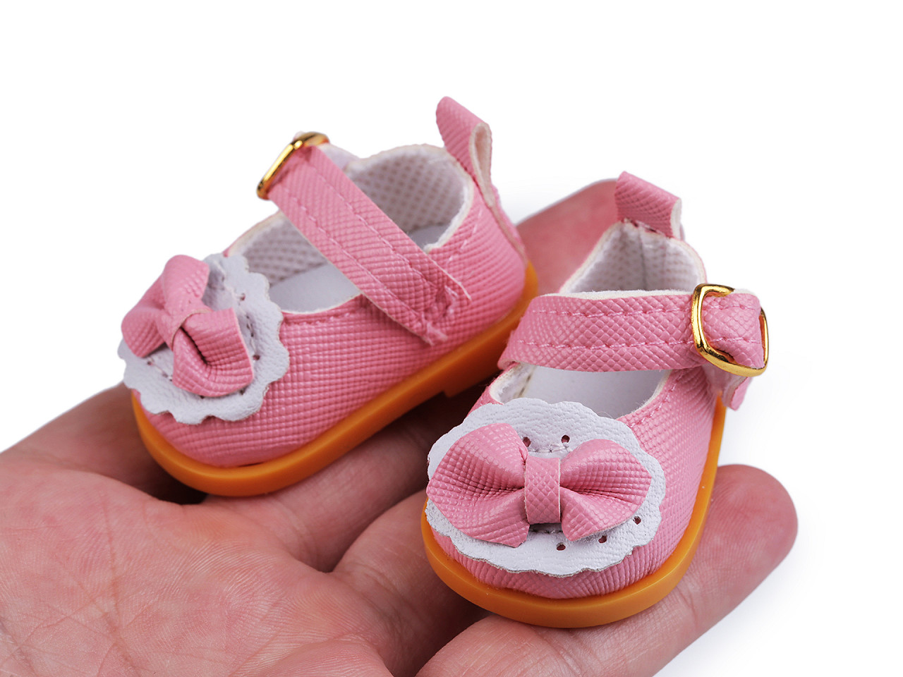 Pantofi pentru păpușă - Auriu deschis (1 Pereche)