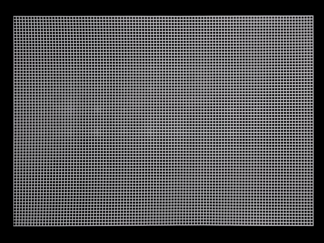 Plasa din plastic pemtru broderie / tapiserie 42x60 cm - Negru (1 Bucată)