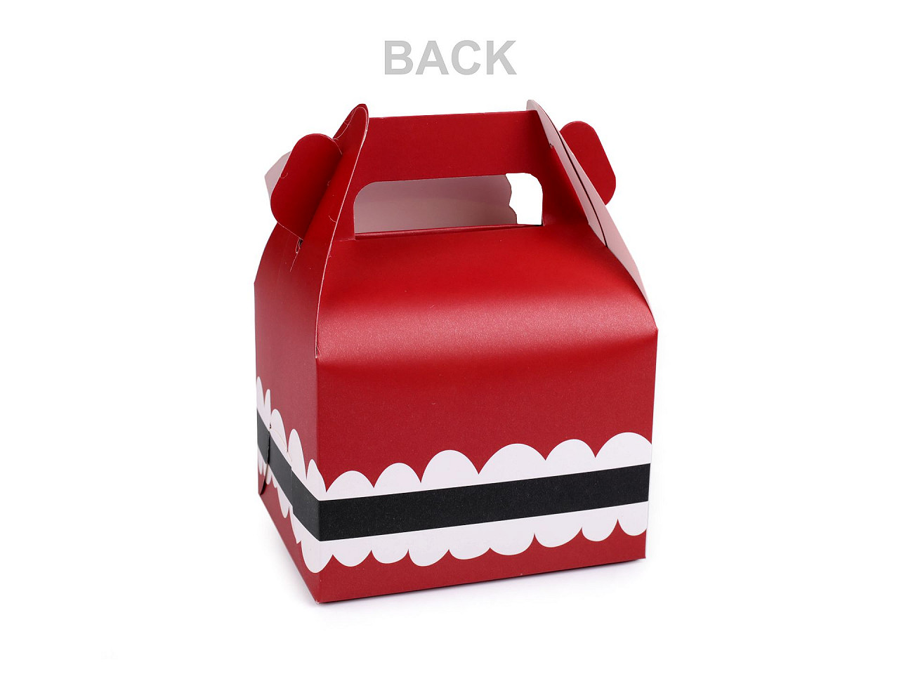 Cutie cadou de craciun ren, mos craciun, om de zapada - Maro natural (1 Bucată)