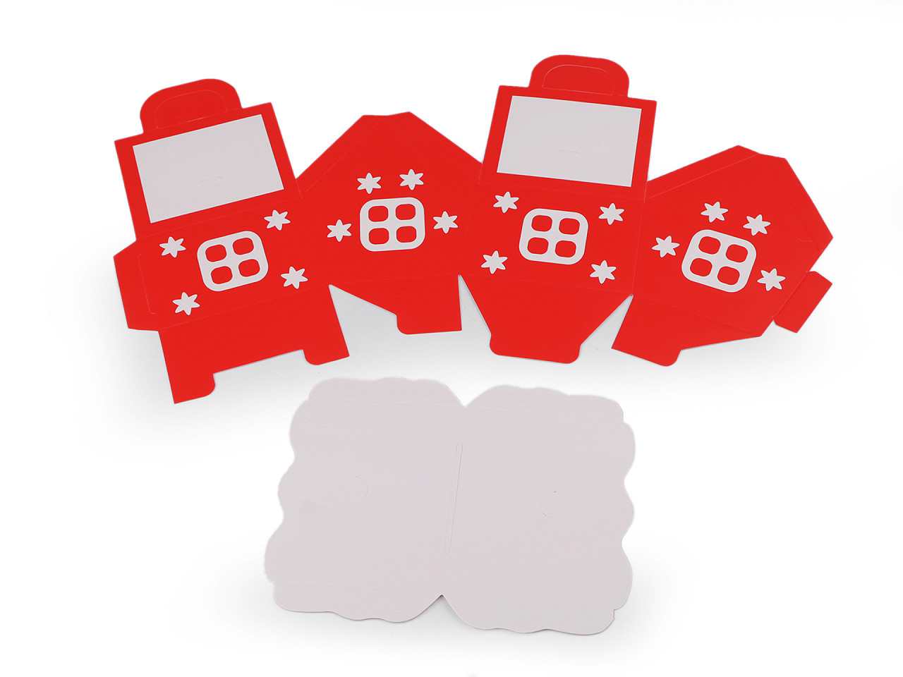 Cutie cadou de craciun - Roșu (50 Bucăți)