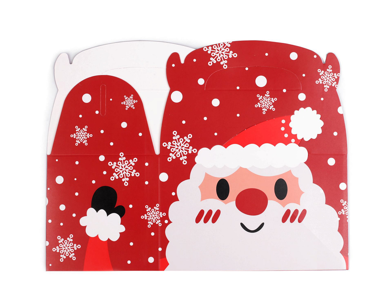 Cutie cadou de craciun ren, mos craciun - Roșu (25 Bucăți)