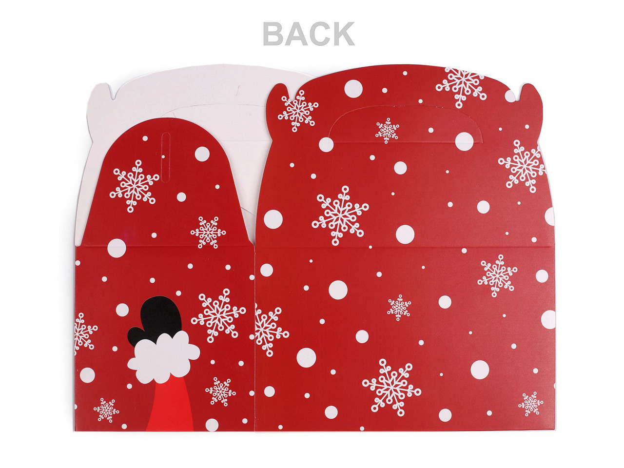 Cutie cadou de craciun ren, mos craciun - Roșu (25 Bucăți)