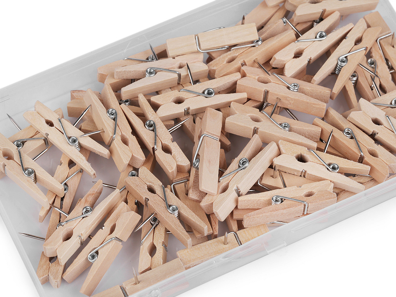 Clesti cu cui 7x35 mm - Natural deschis (1 Cutie)