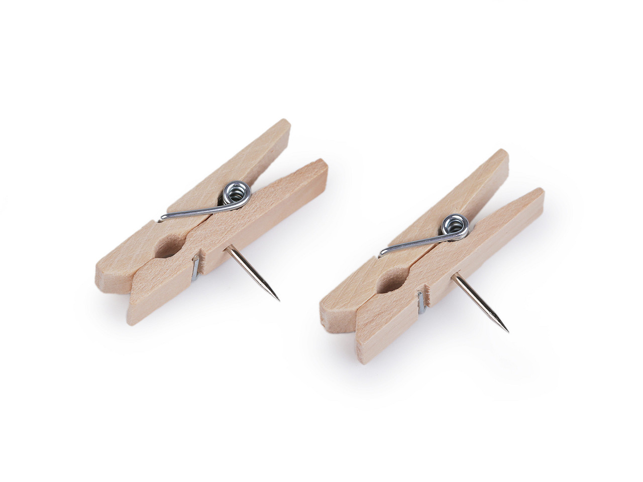 Clesti cu cui 7x35 mm - Natural deschis (1 Cutie)