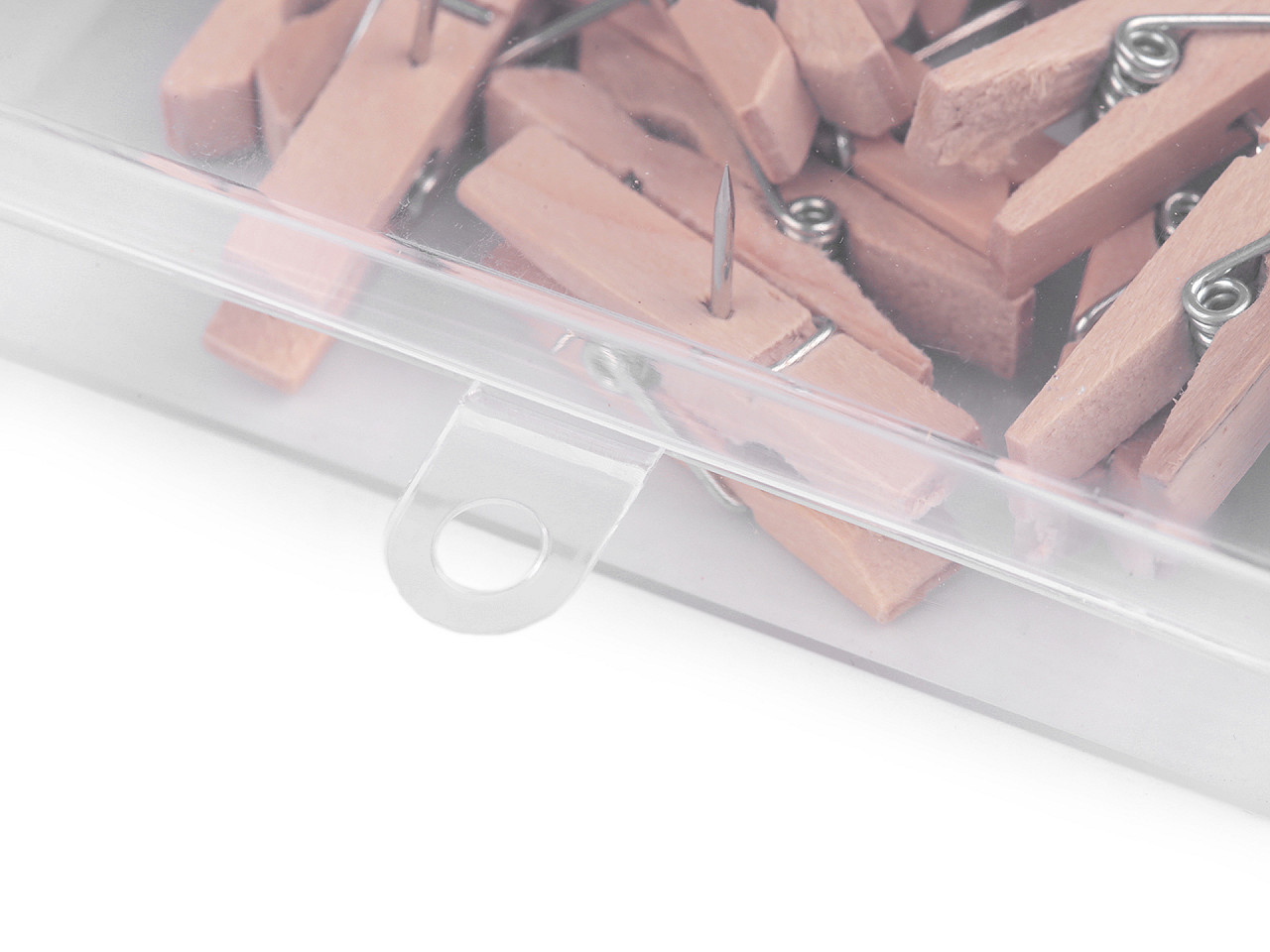 Clesti cu cui 7x35 mm - Natural deschis (1 Cutie)