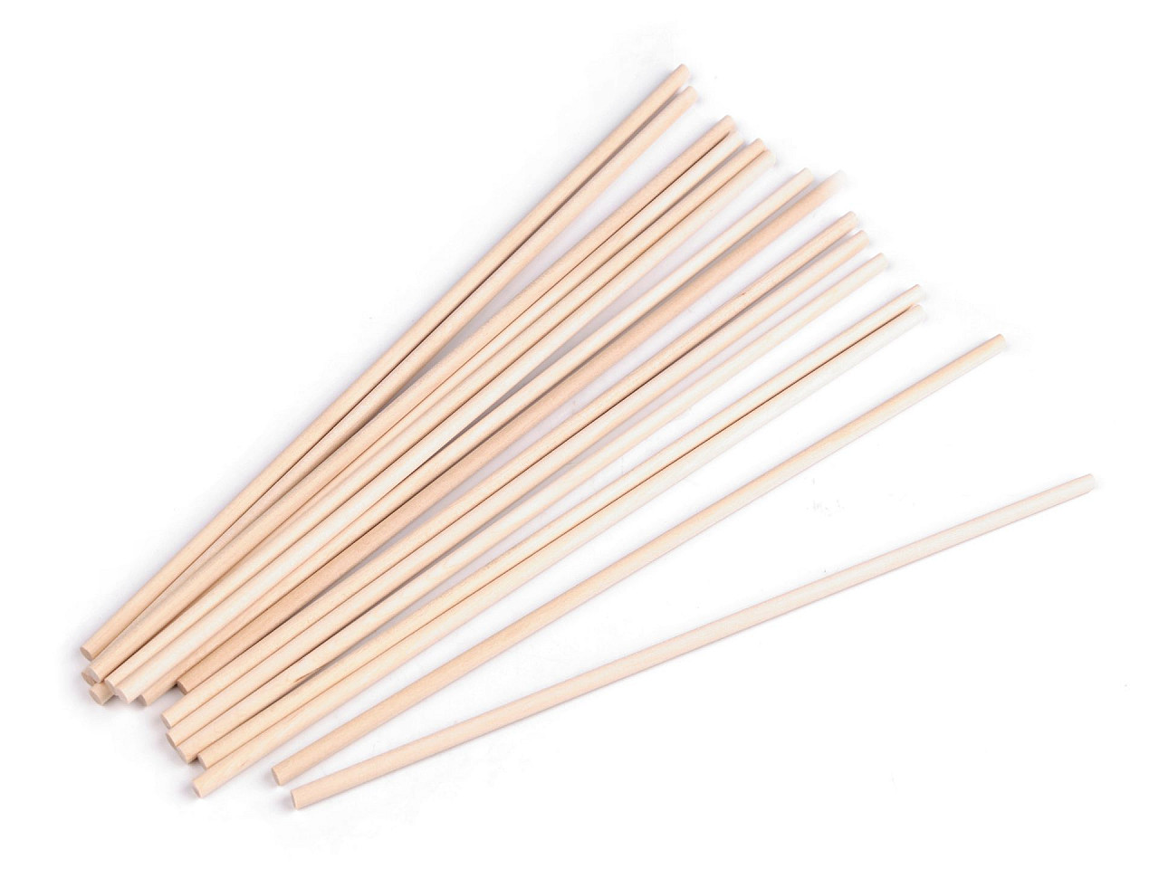 Bețe din lemn pentru macrame de 25 cm - Natural deschis (30 Bucăți) Bețe din lemn pentru macrame de 25 cm - Natural deschis (30 Bucăți)