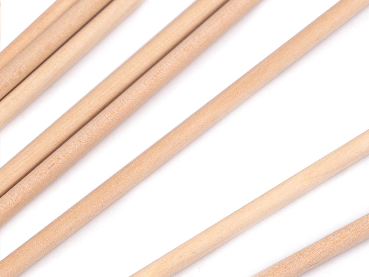 Bețe din lemn pentru macrame 30,5 cm - Natural deschis (12 Bucăți)