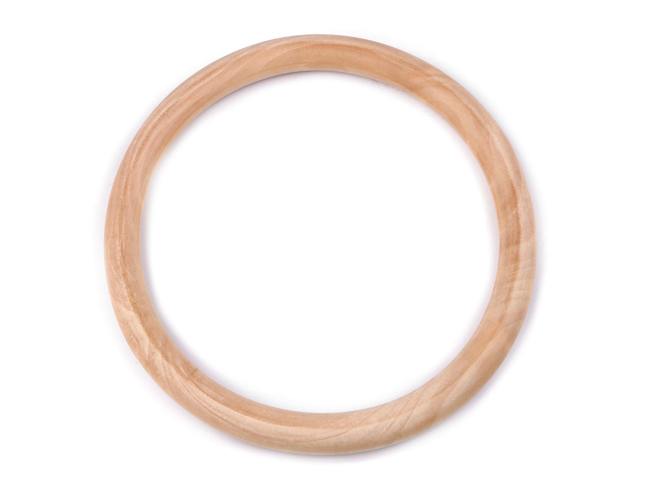 Cerc de lemn pentru macrame, mânere genți - Natural deschis (10 Bucăți) Cerc de lemn pentru macrame, mânere genți - Natural deschis (10 Bucăți)