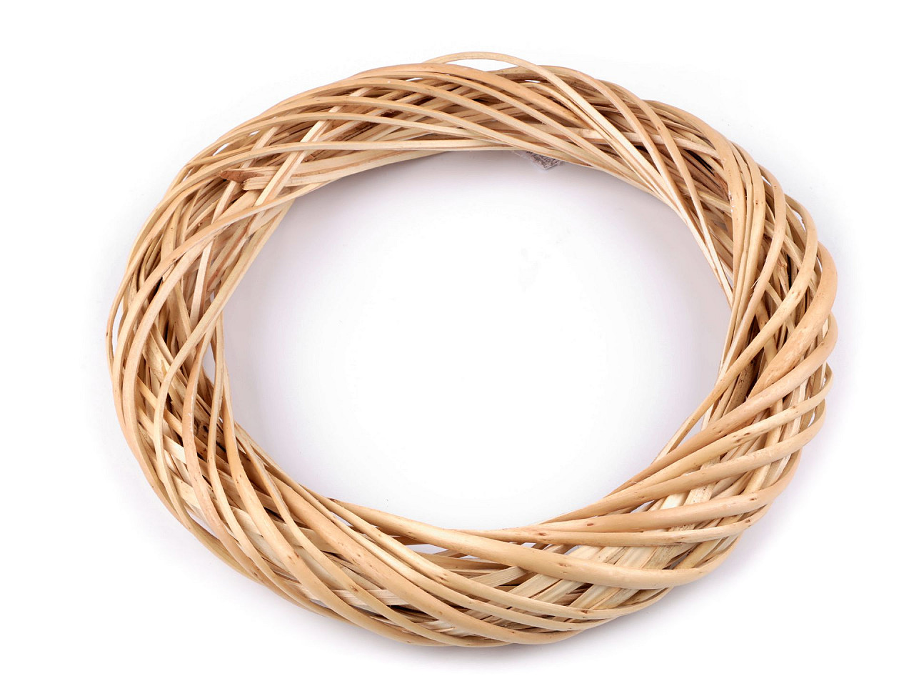 Coroană de răchită ø30 cm - Natural deschis (1 Bucată)