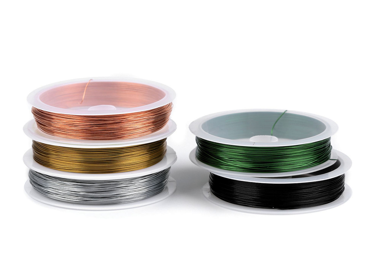 Sârmă ø0,4 mm - Verde (10 Bucăți)