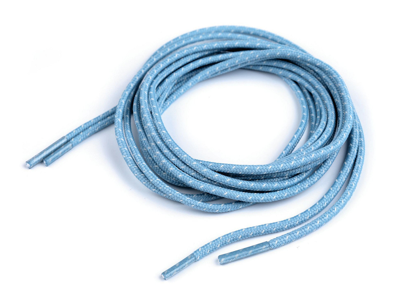 Sireturi reflectorizante pentru pantofi, adidasi, hanorace, lungime 130 cm - Alb (10 Bucăți)