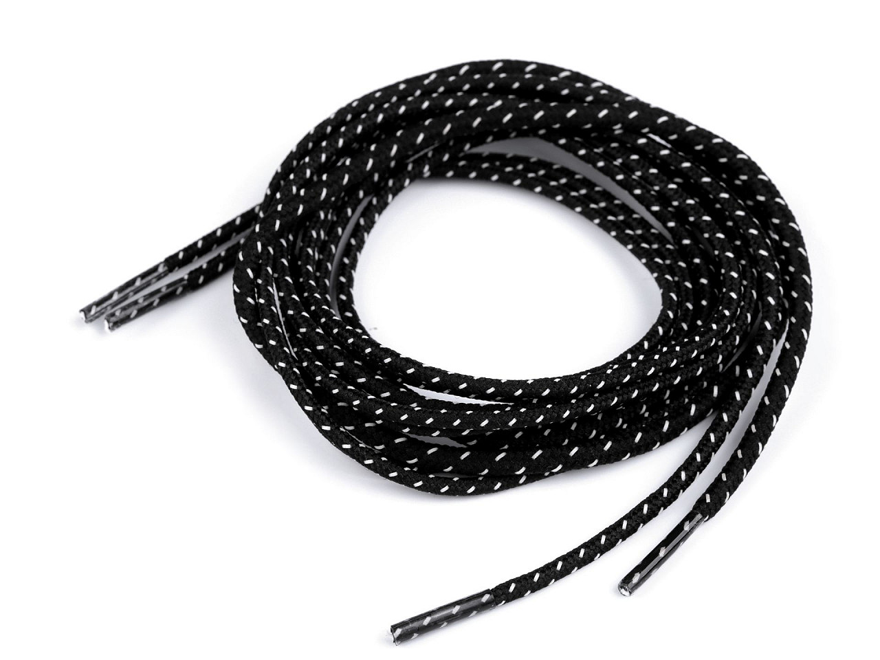 Sireturi reflectorizante pentru pantofi, adidasi, hanorace, lungime 130 cm - Alb (10 Bucăți)