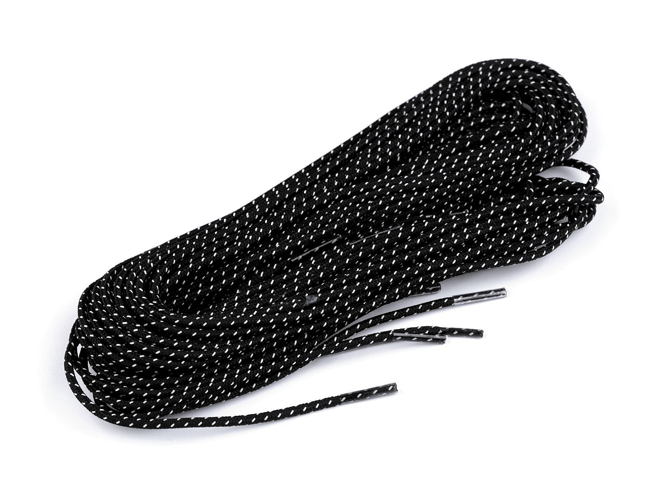 Sireturi reflectorizante pentru pantofi, adidasi, hanorace, lungime 130 cm - Alb (10 Bucăți)