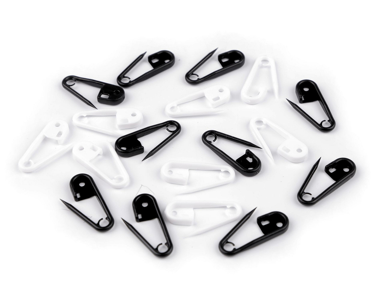 Ace de siguranță pentru tricotat 8x24 mm - Negru (20 Bucăți)