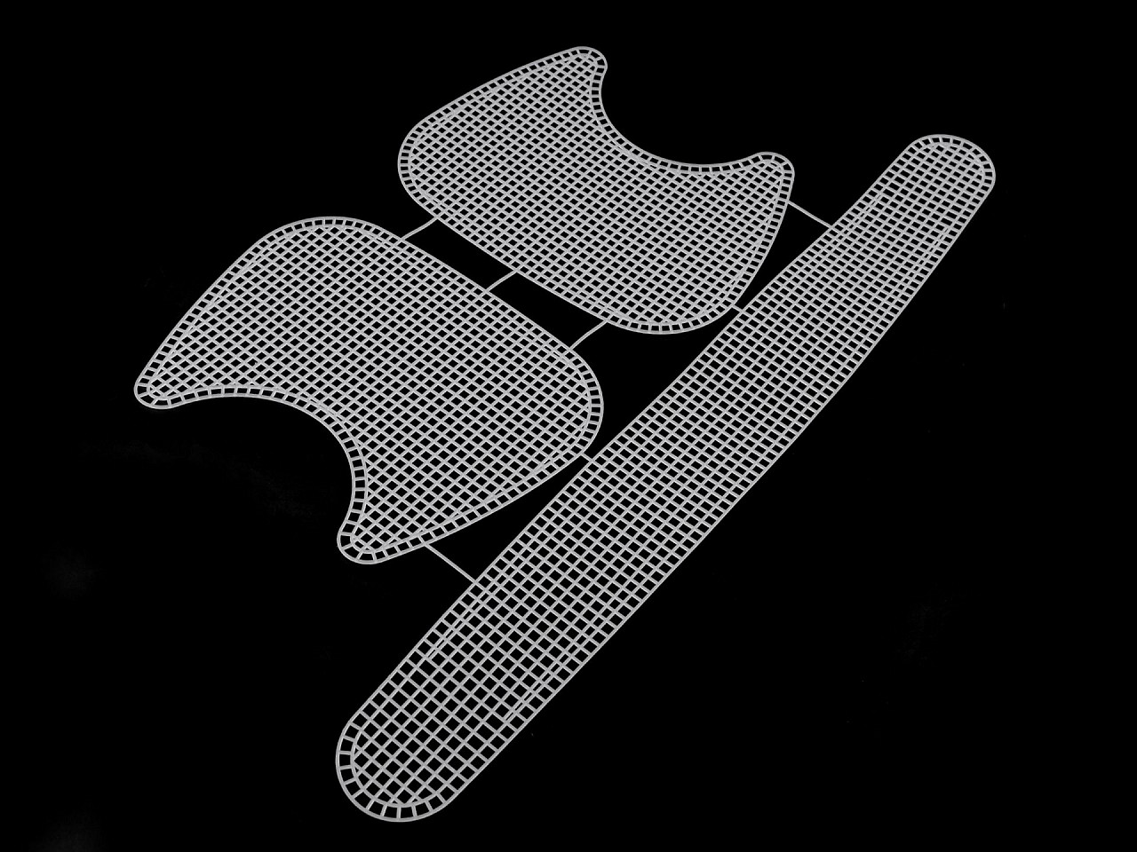 Plasa / grila din plastic pentru geantă de mână - Alb (1 Bucată) Plasa / grila din plastic pentru geantă de mână - Alb (1 Bucată)