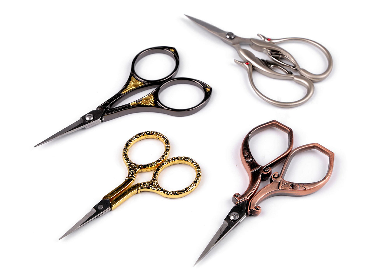 Foarfece de broderie din metal - Conform imaginii (1 Bucată)