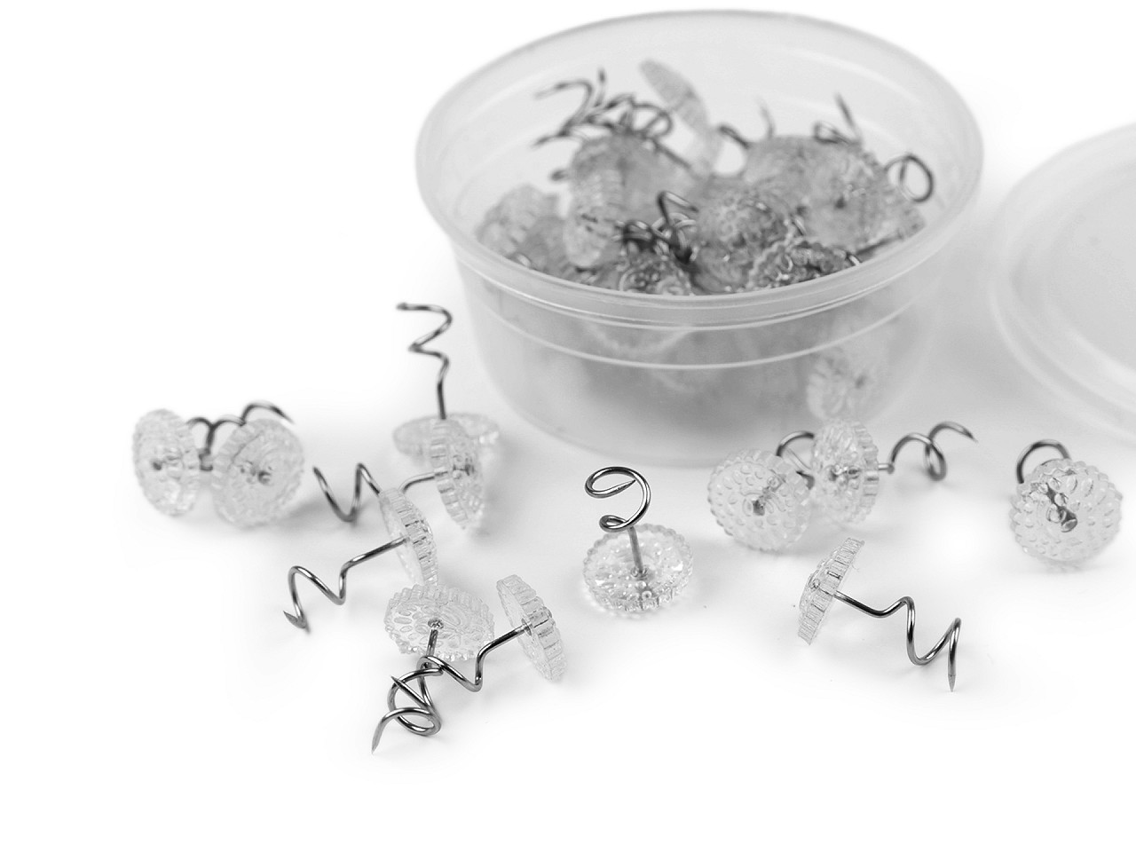 Șurub autofiletant pentru tapitțerie - Transparent (1 Cutie)