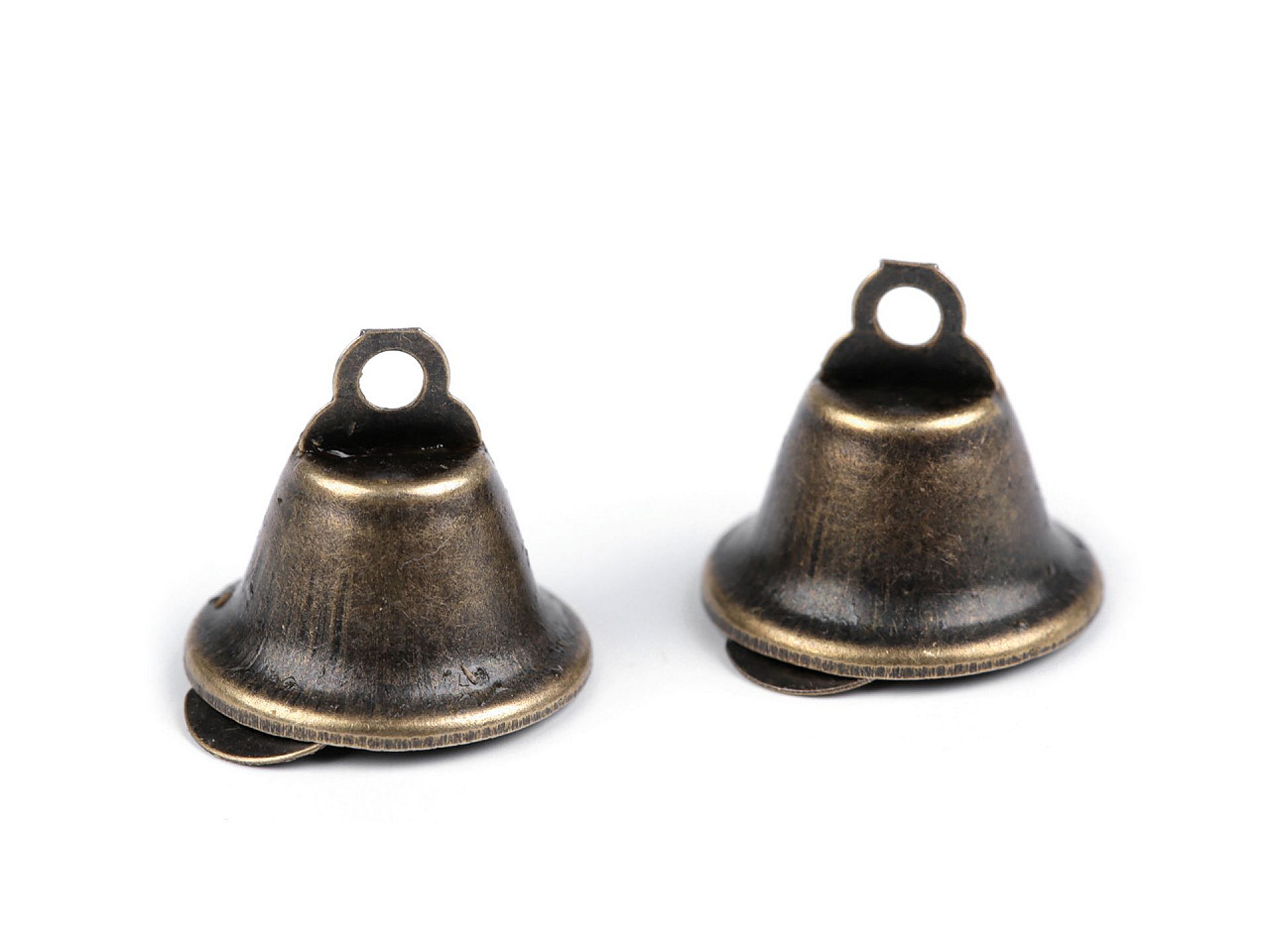 Clopotel metalic ø16 mm - Alamă antică (10 Bucăți)