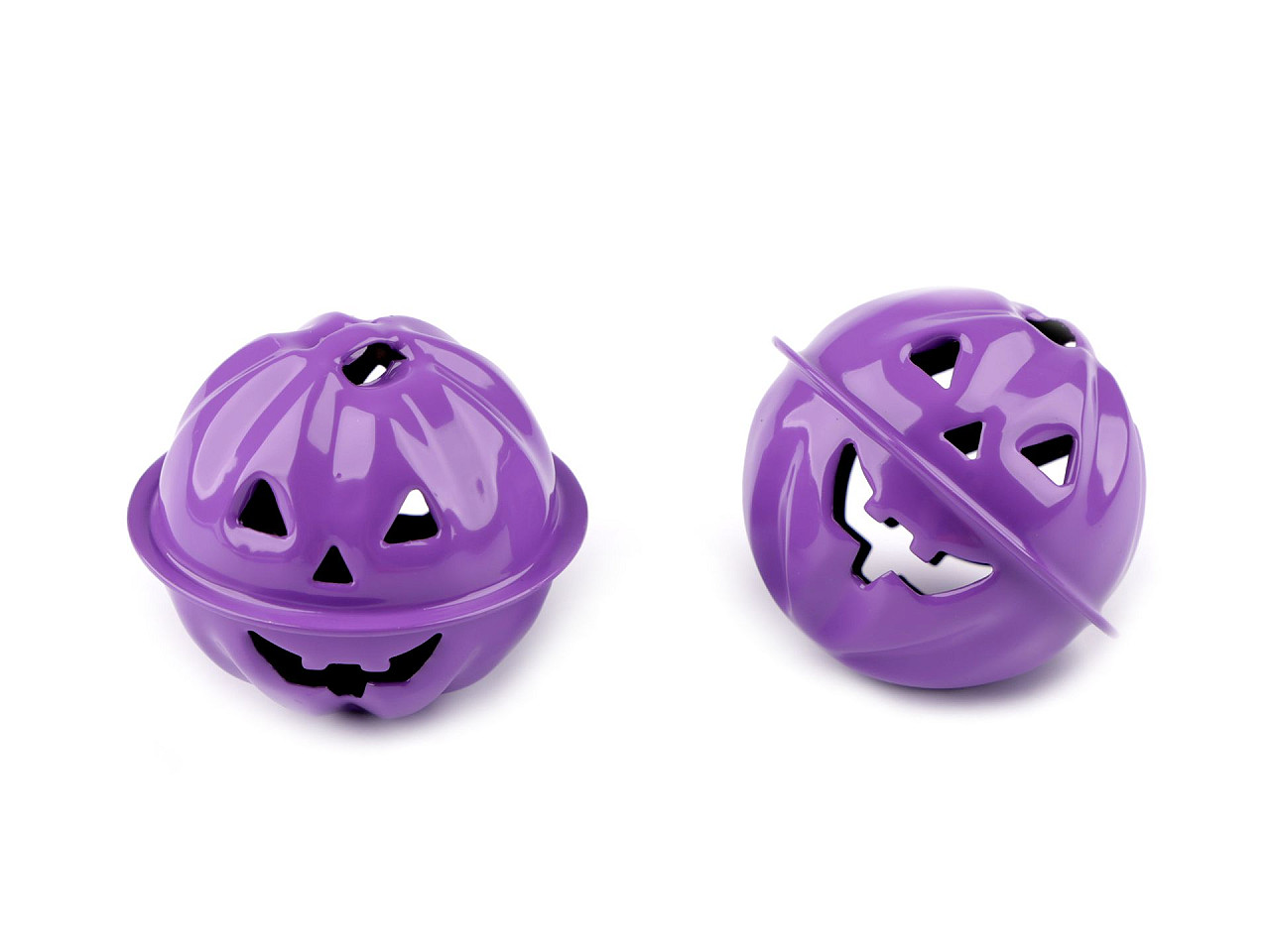 Clopotei / zurgalai  dovleac ø30 mm - Violet (2 Bucăți)