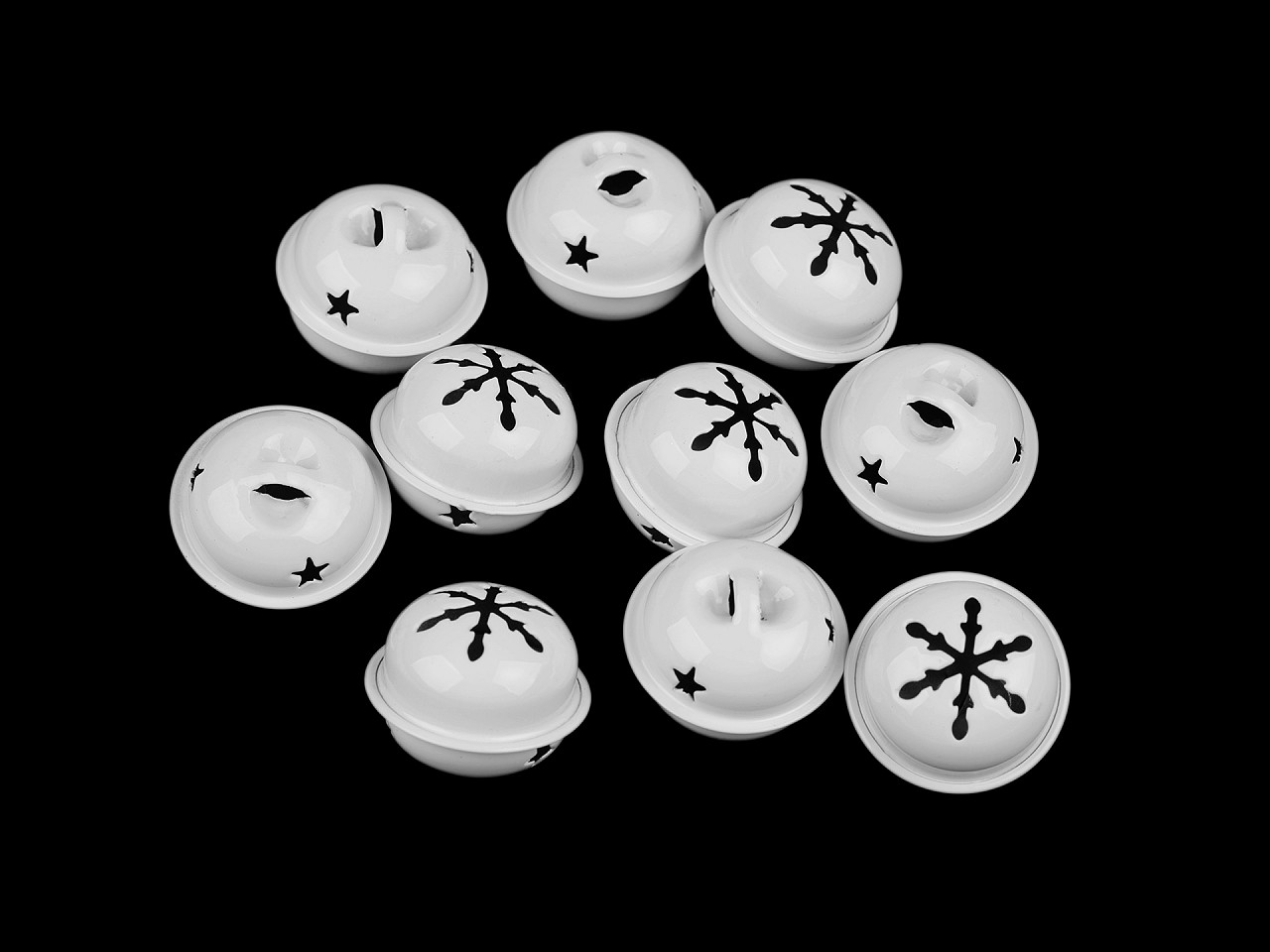 Clopotei / zurgalai ø30 mm - Alb (10 Bucăți)