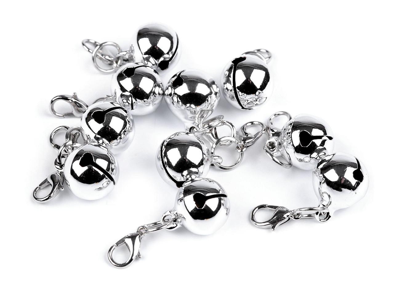 Clopotei / zurgalai ø13 mm - Argintiu (20 Bucăți)