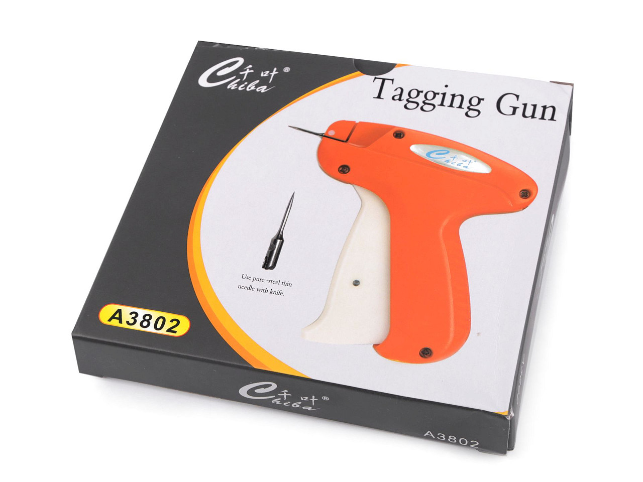 Pistol de agățat etichete cu ac subțire - Roșu (1 Bucată)