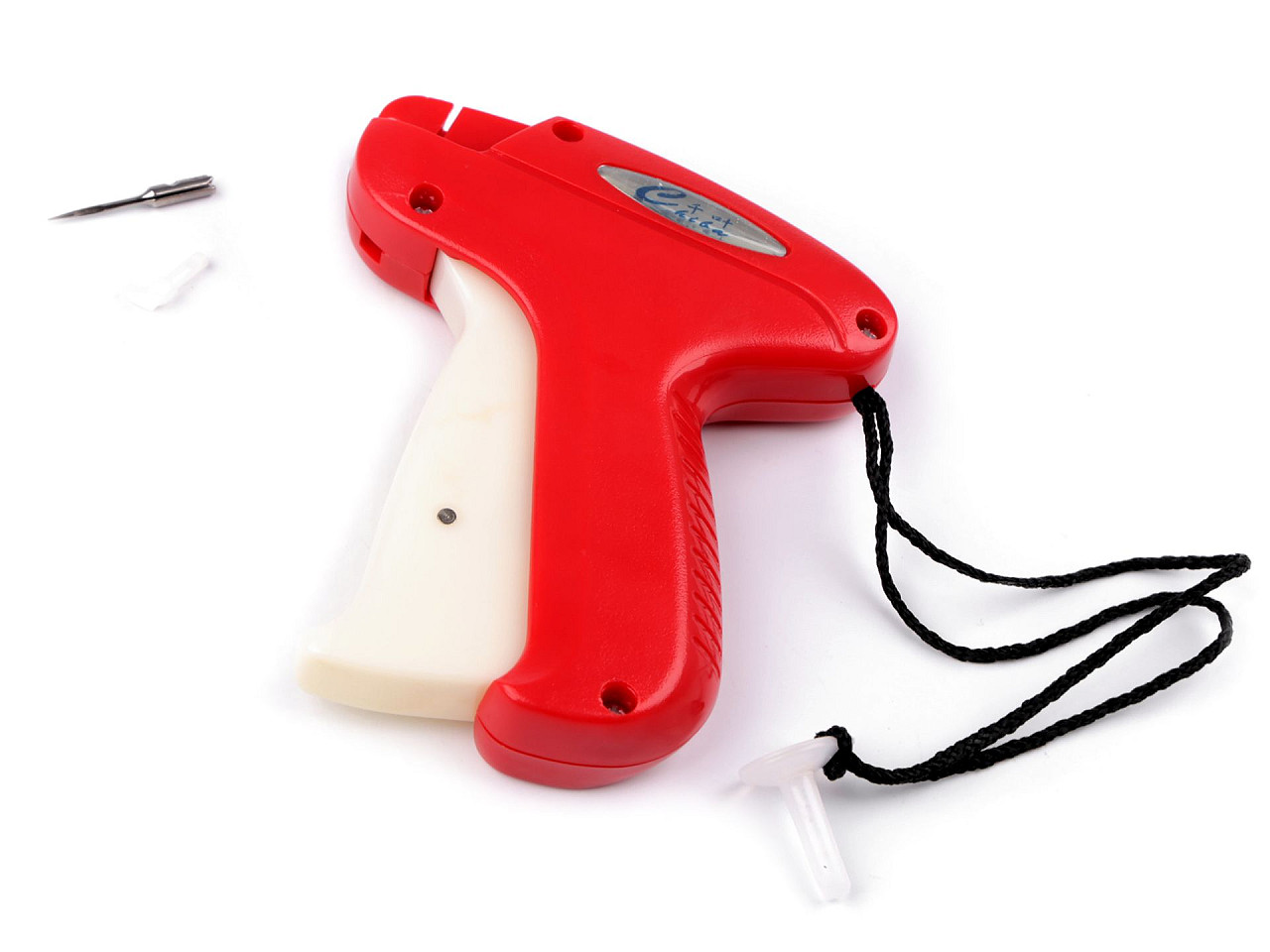 Pistol de agățat etichete cu ac subțire - Roșu (1 Bucată)