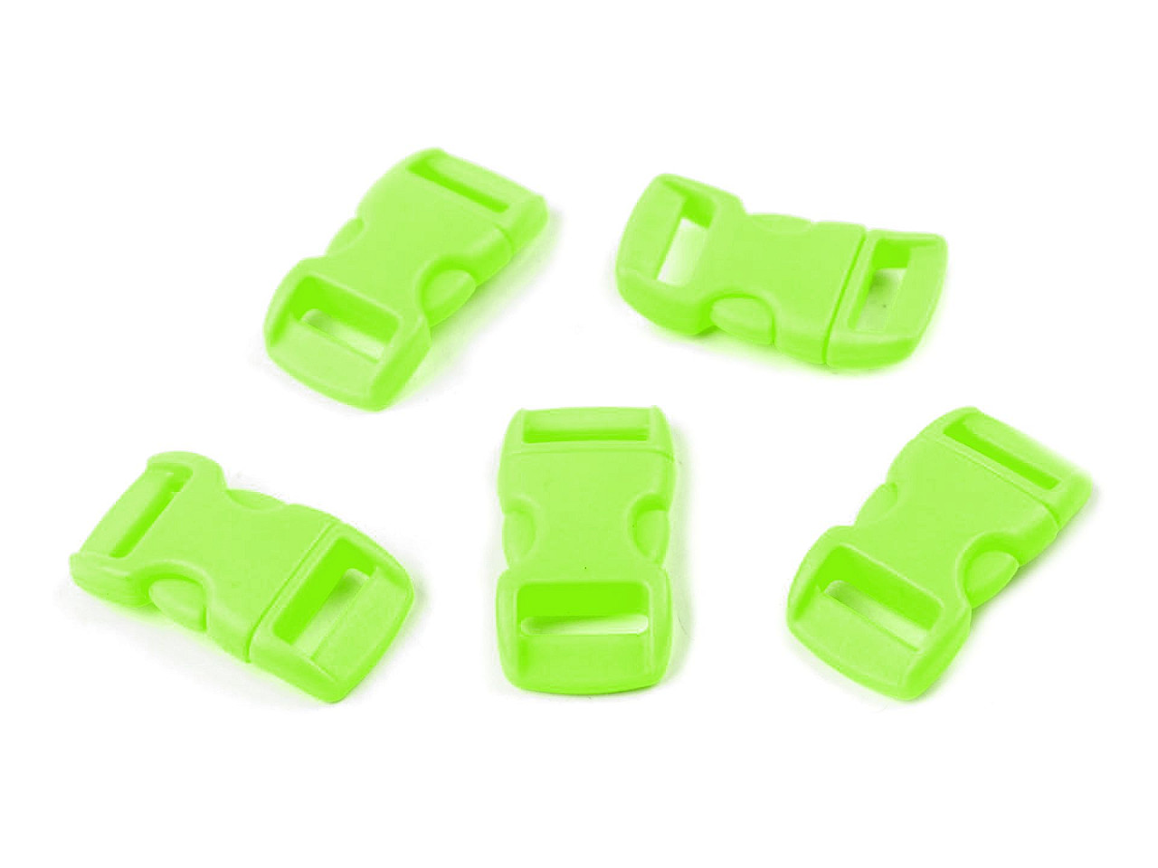 Catarama trident curbata latime 10 mm - Albastru azur (10 Perechi)