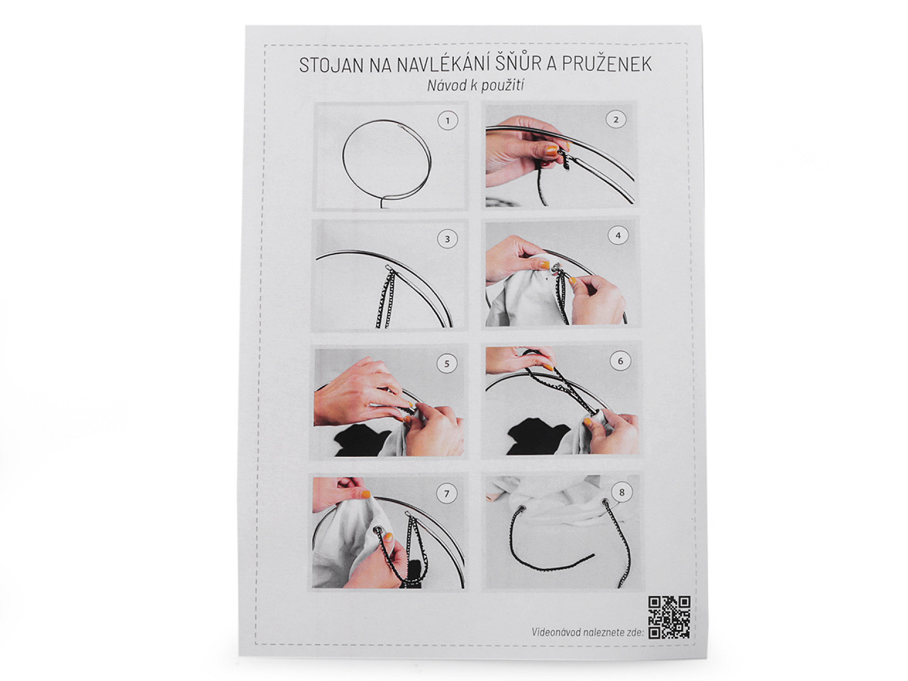 Accesoriu pentru introducerea snururilor si elasticelor - Nichel (3 Bucăți) Accesoriu pentru introducerea snururilor si elasticelor - Nichel (3 Bucăți)
