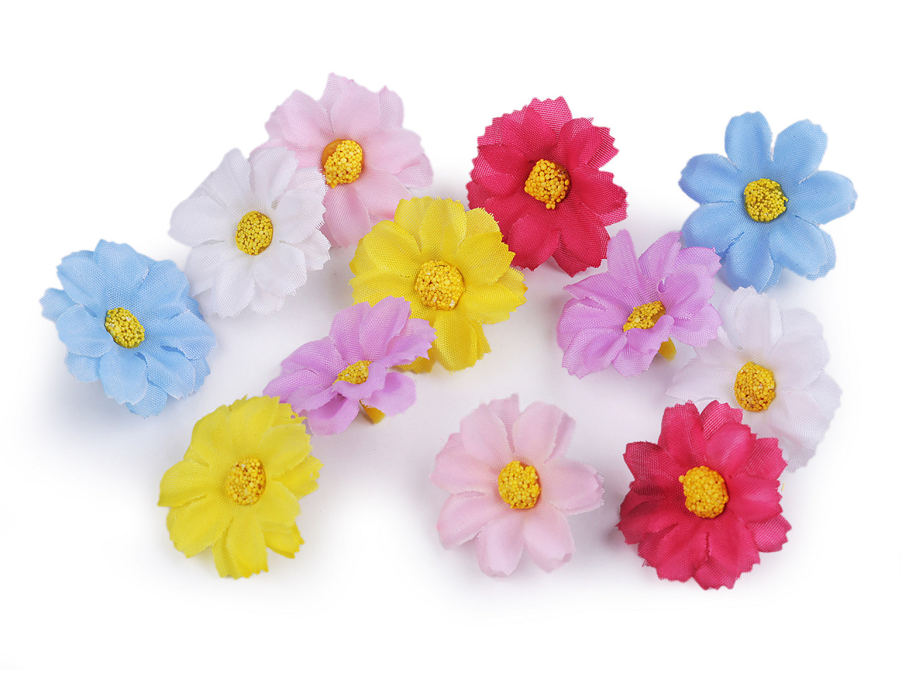 Floare artificiala ø3,5 cm - Mov deschis (12 Bucăți)