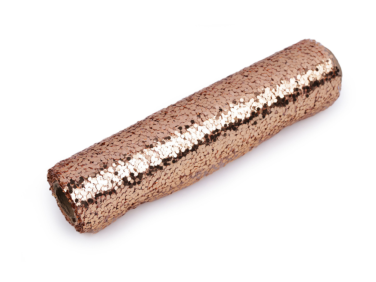 Tesatura decorativa plasa cu paiete, 24 cm - Argintiu (1 Bucată)