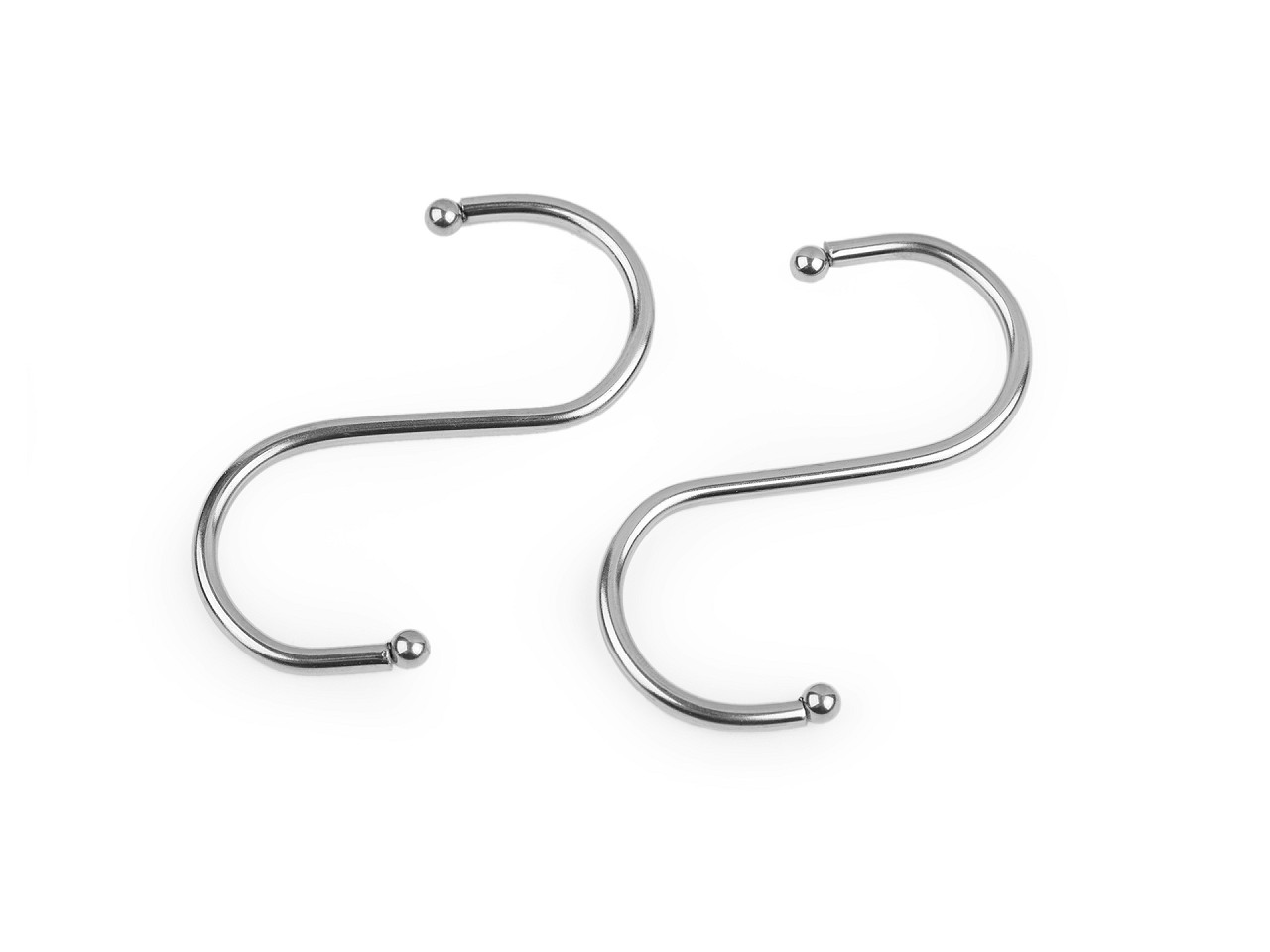 Cârlig metalic 7 cm - Nichel (5 Bucăți)