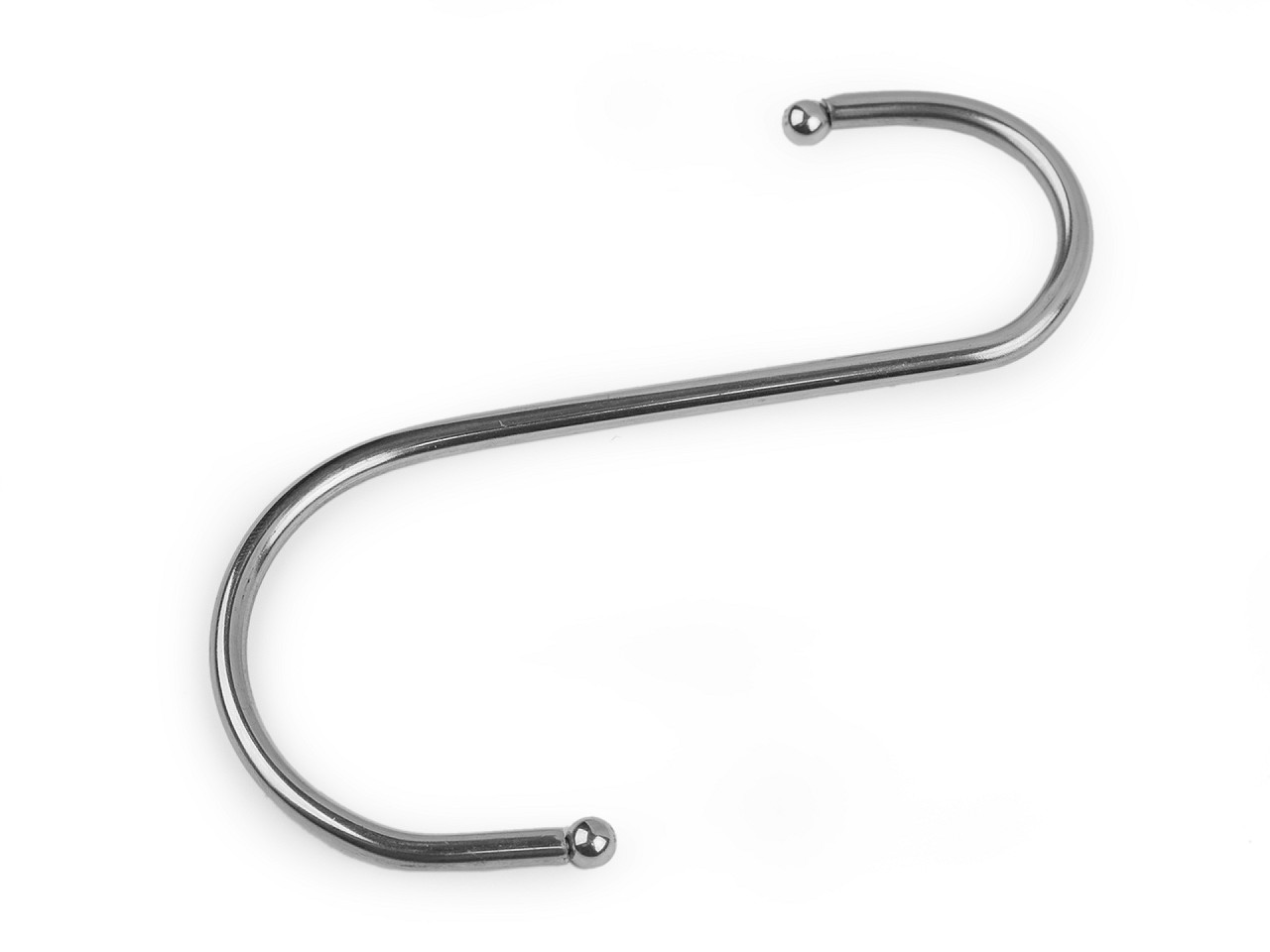 Carlig metalic 10 cm - Nichel (5 Bucăți)