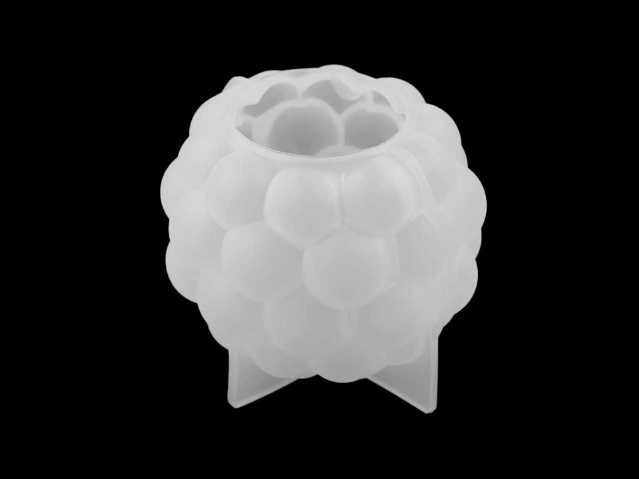 Formă din silicon pentru lumânări - Alb (1 Bucată)