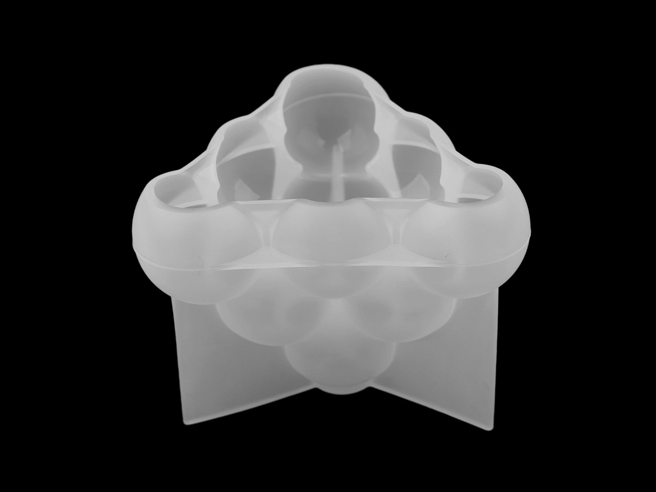 Formă din silicon pentru lumânări - Alb (1 Bucată)