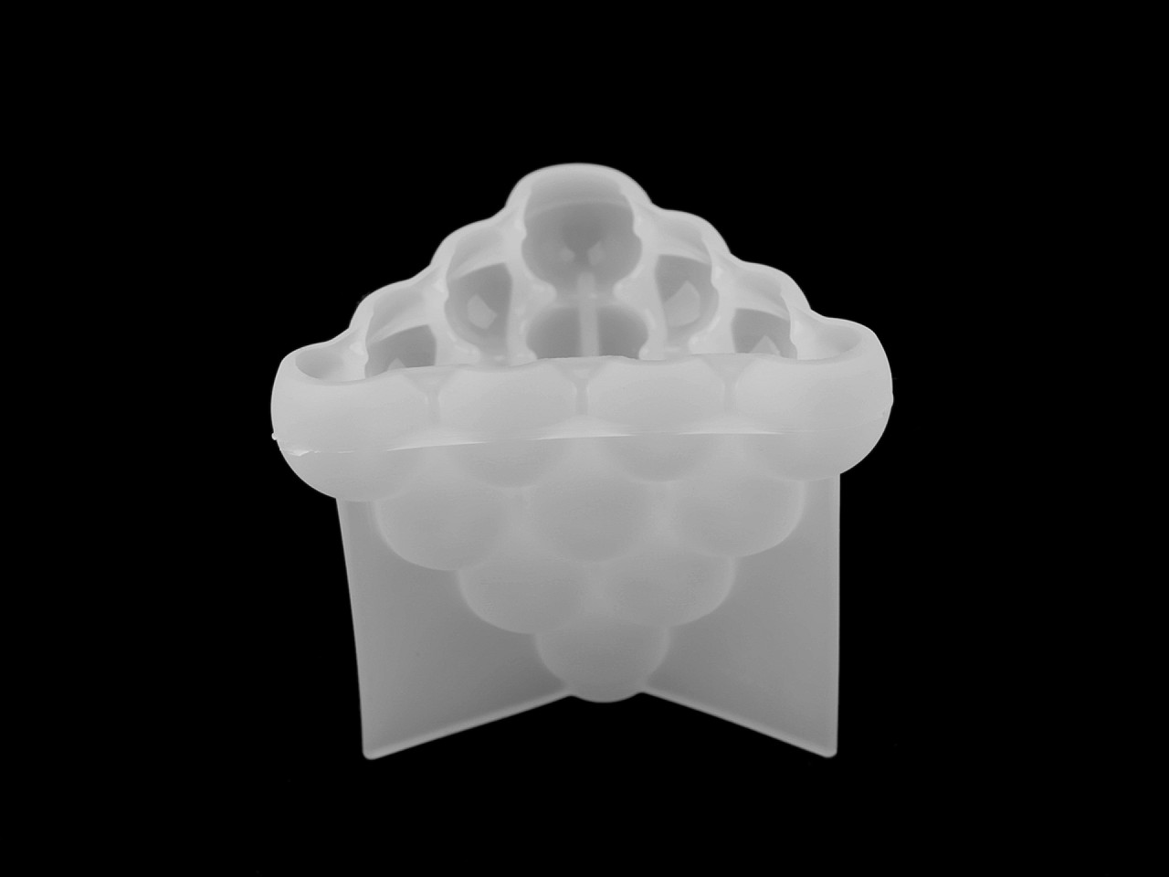 Formă din silicon pentru lumânări - Alb (1 Bucată)