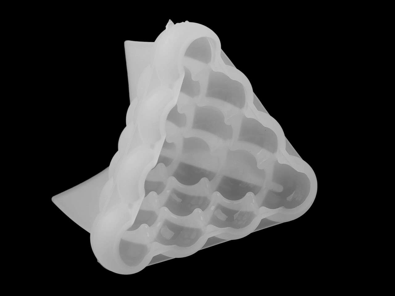 Formă din silicon pentru lumânări - Alb (1 Bucată)