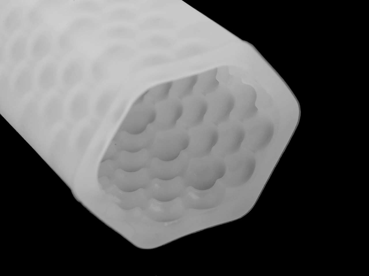 Formă din silicon pentru lumânări - Alb (1 Bucată)