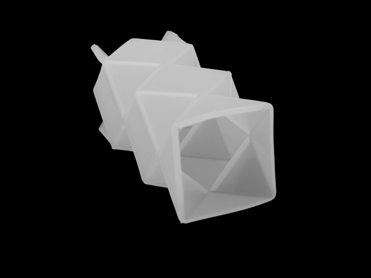 Formă din silicon pentru lumânări - Alb (1 Bucată)