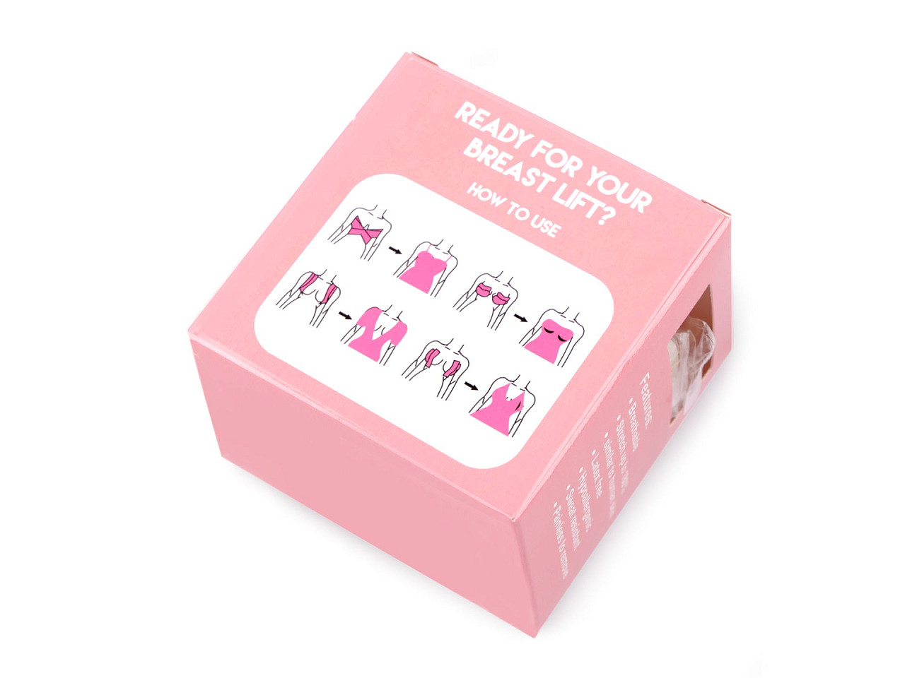 Banda adezivă pentru sâni latime 5 cm - Transparent (1 Cutie)