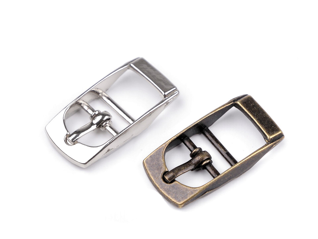 Catarama metalica latime 12 mm - Alamă antică (4 Bucăți)