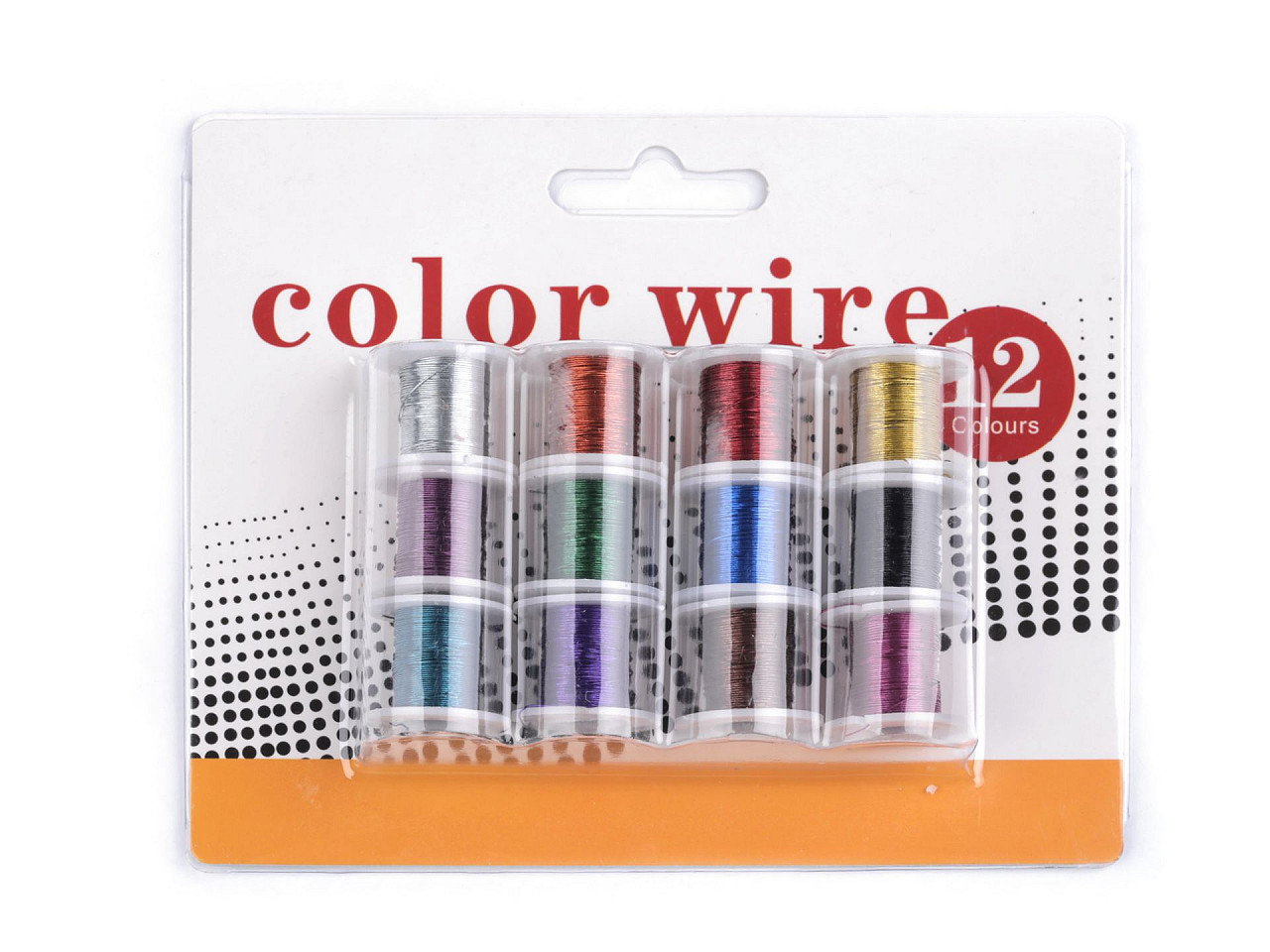 Sârmă decorativă ø0,3 mm set de 12 buc - Mix (1 Set)