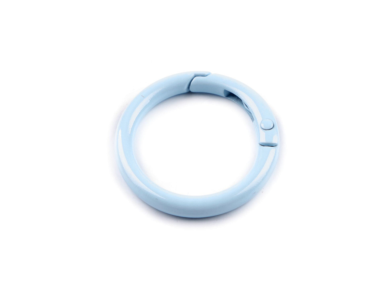 Carabina inel lacuita ø25 mm - Albastru deschis (5 Bucăți)