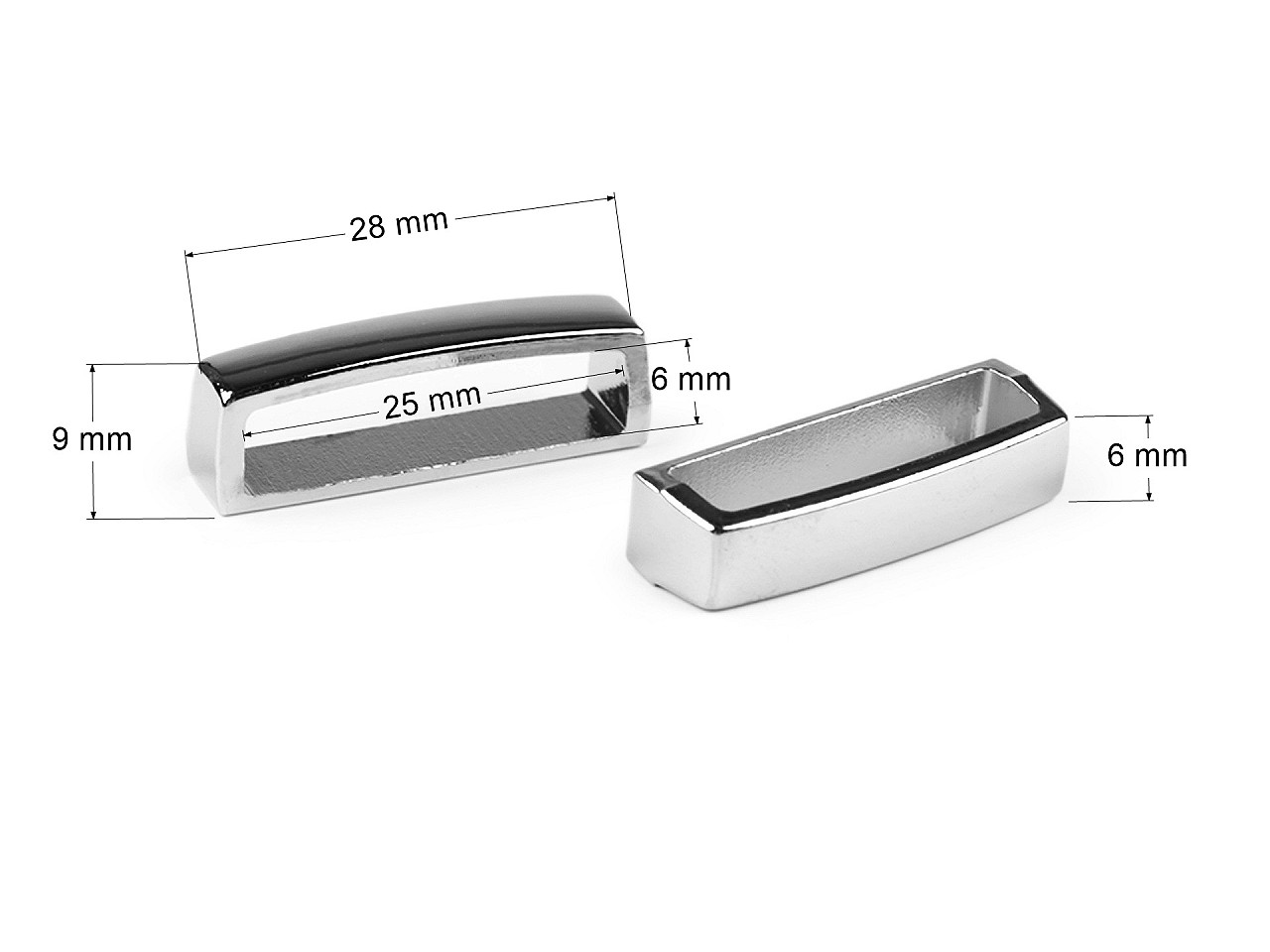 Ochi metalic de trecere 25 mm pentru genți și curele - Nichel (100 Bucăți) Ochi metalic de trecere 25 mm pentru genți și curele - Nichel (100 Bucăți)