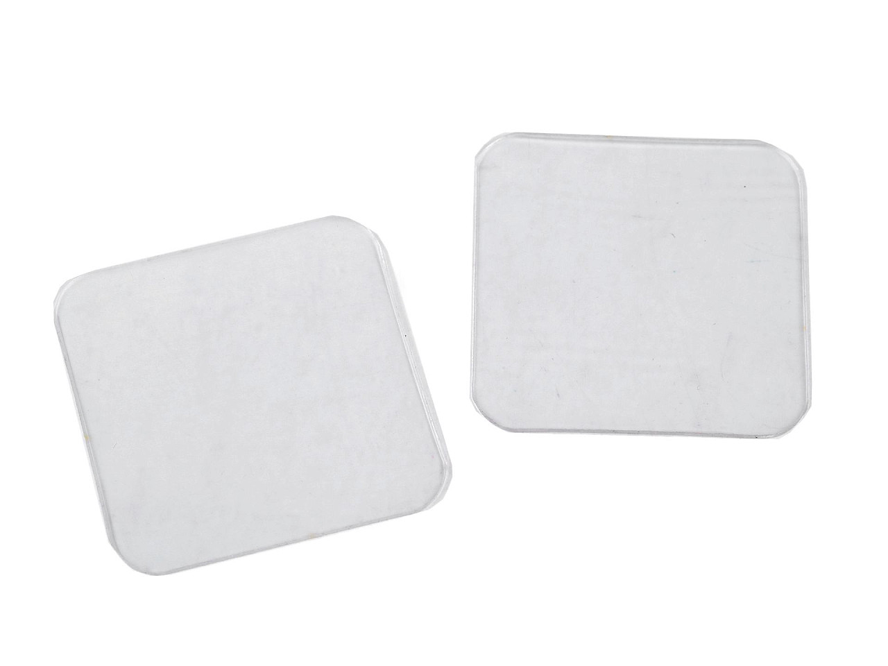 Autocolant față-verso nano transparent 5,8x5,8 cm - Transparent (5 Bucăți)