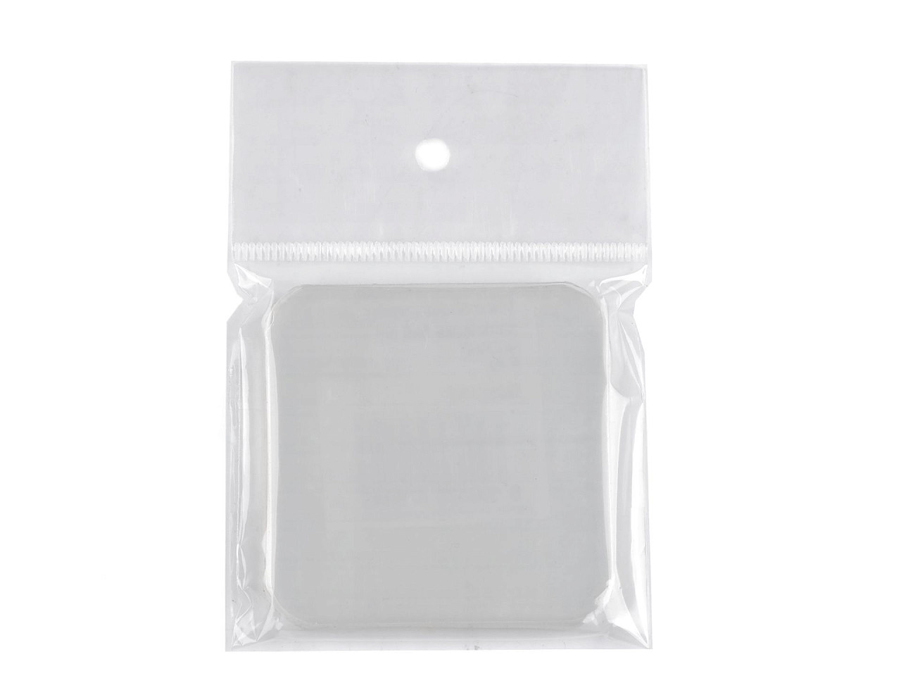 Autocolant față-verso nano transparent 5,8x5,8 cm - Transparent (5 Bucăți)