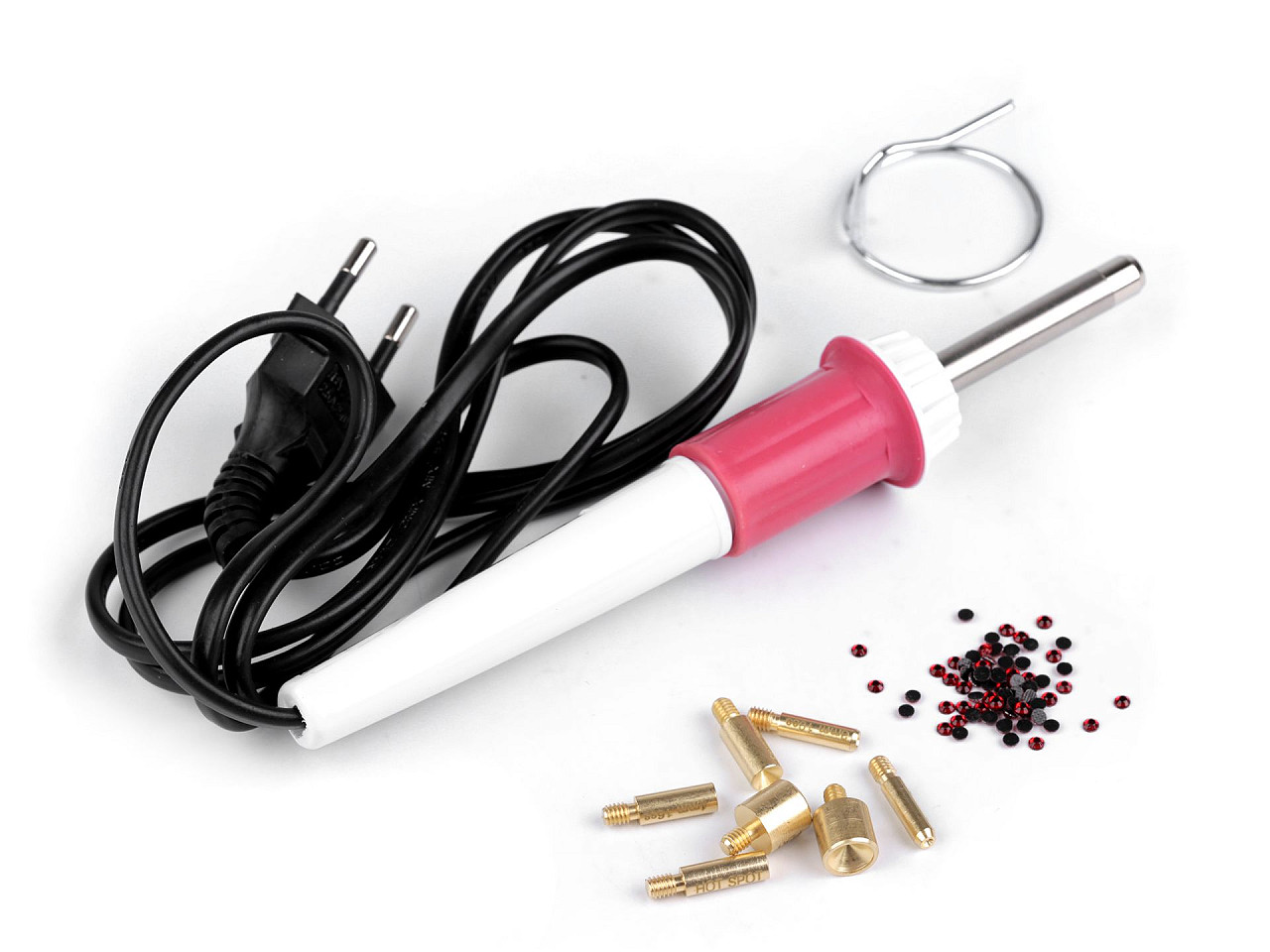 Aplicator de strasuri la cald - Alb (1 Bucată)