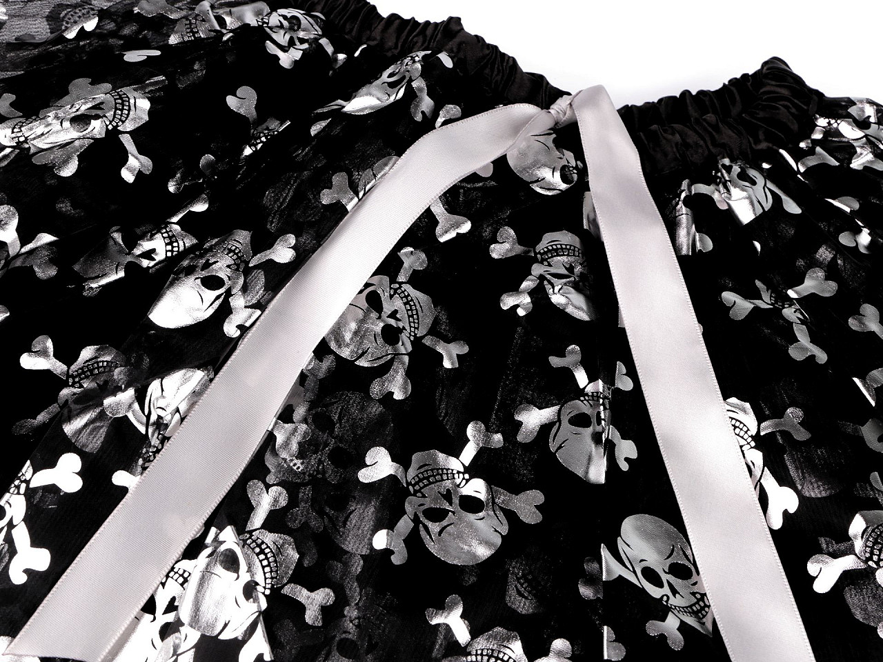 Costum de carnaval - halloween, schelet - Negru (1 Set)