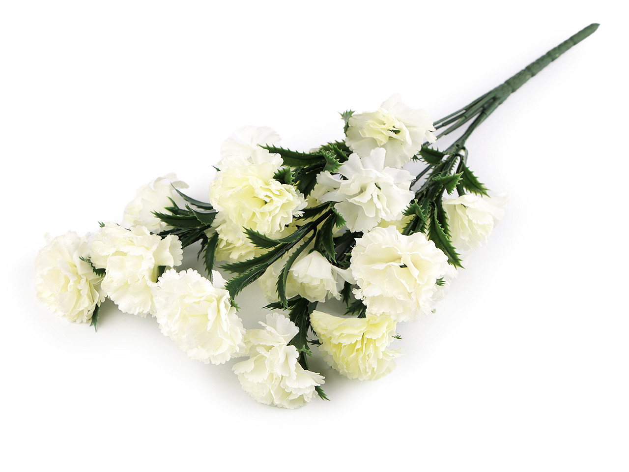 Buchet de garoafe artificiale - Crem deschis (1 Bucată)