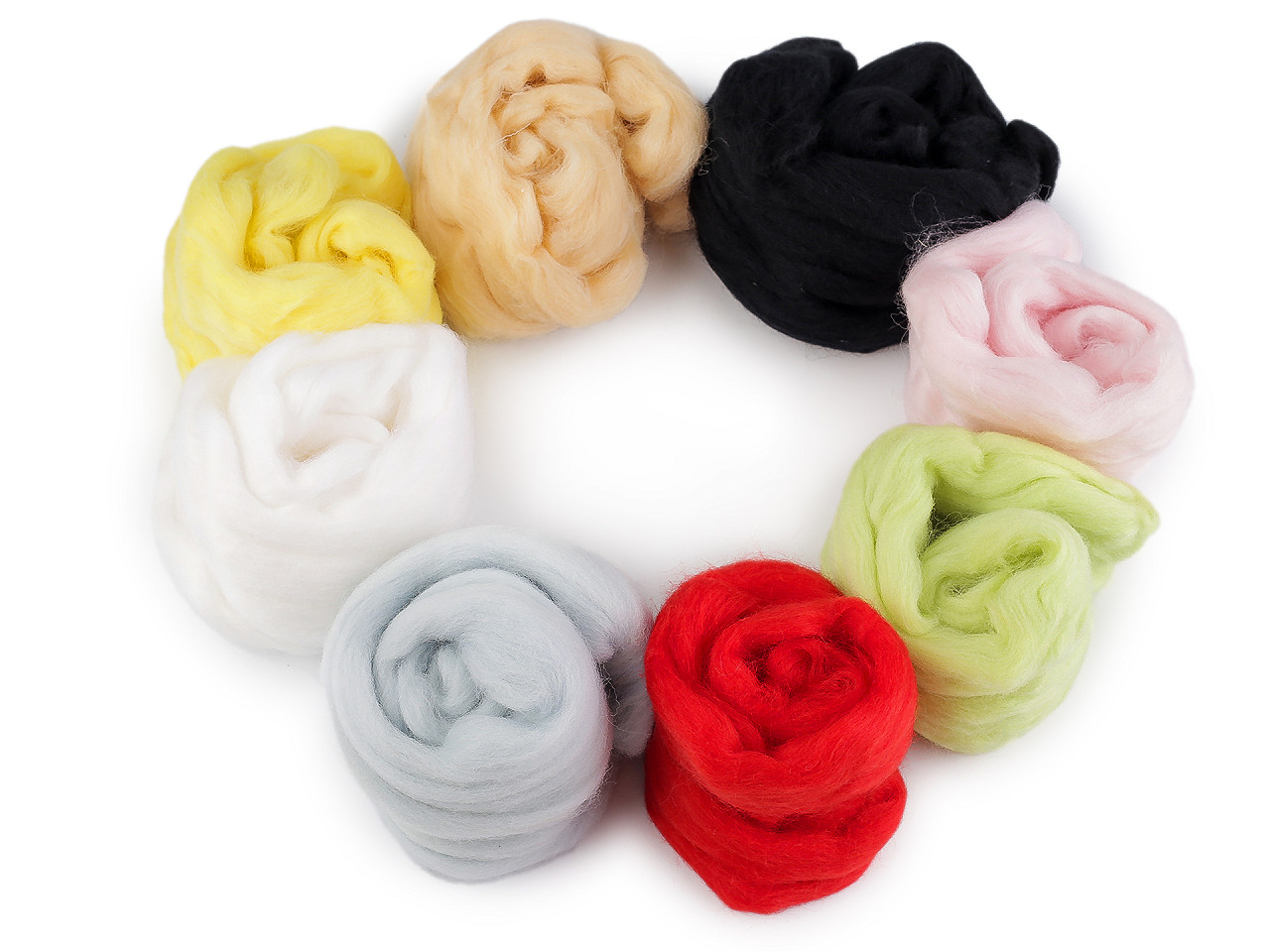 Lână de oaie 20 g - Galben (1 Sac)